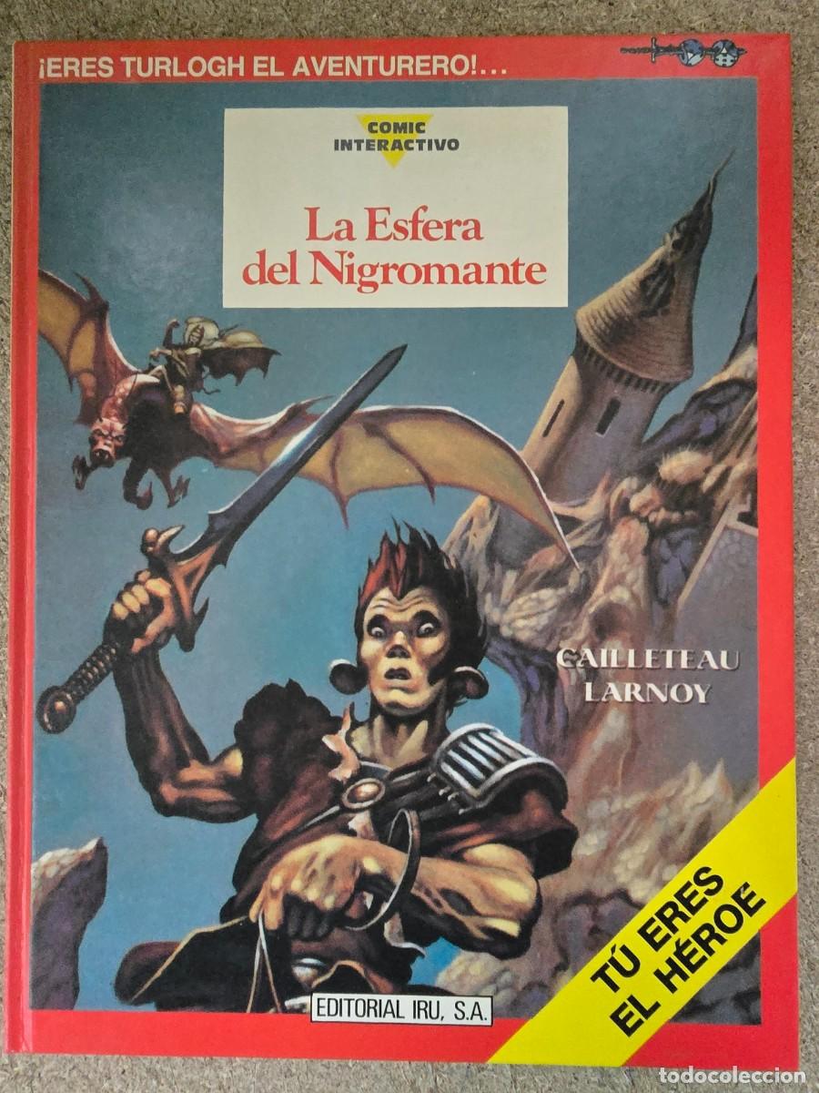 C&oacute;mics: La Esfera Del Nigromante.Turlogh El Aventurero.Comic Interactivo.Editorial Iru