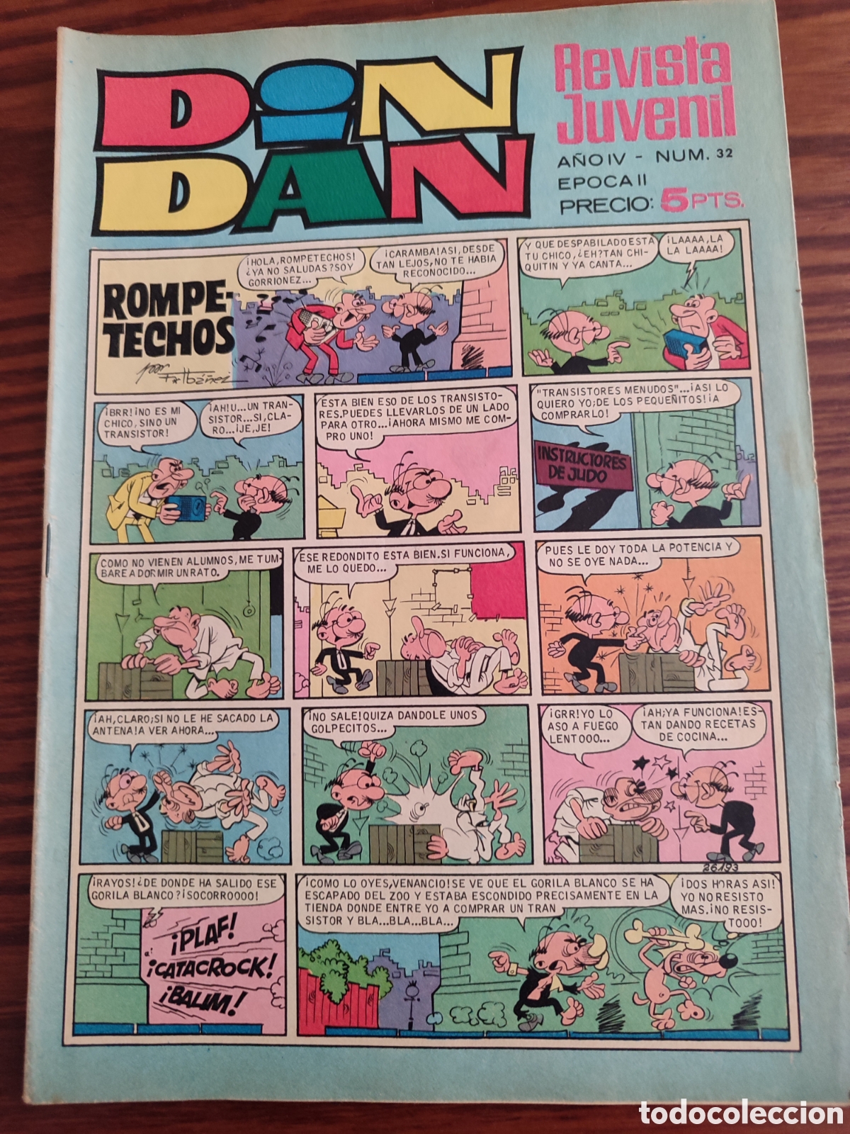 C&oacute;mics: DIN DAN Revista juvenil n. 1+3-29+31-52+56+62+64+66+69+73+76+81+84-88+90+92+101+137+167+203