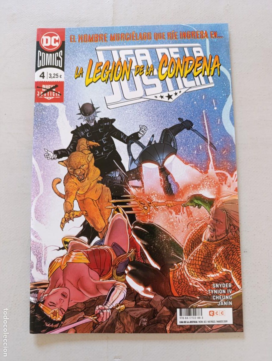 C&oacute;mics: LIGA DE LA JUSTICIA N&ordm; 4 - LA LEGION DE LA CONDENA - DC - ECC (373)