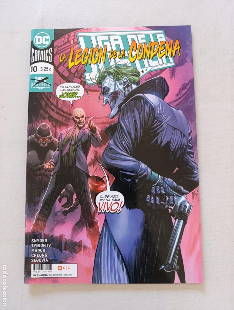 C&oacute;mics: LIGA DE LA JUSTICIA N&ordm; 10 - LA LEGION DE LA CONDENA - DC - ECC (373)