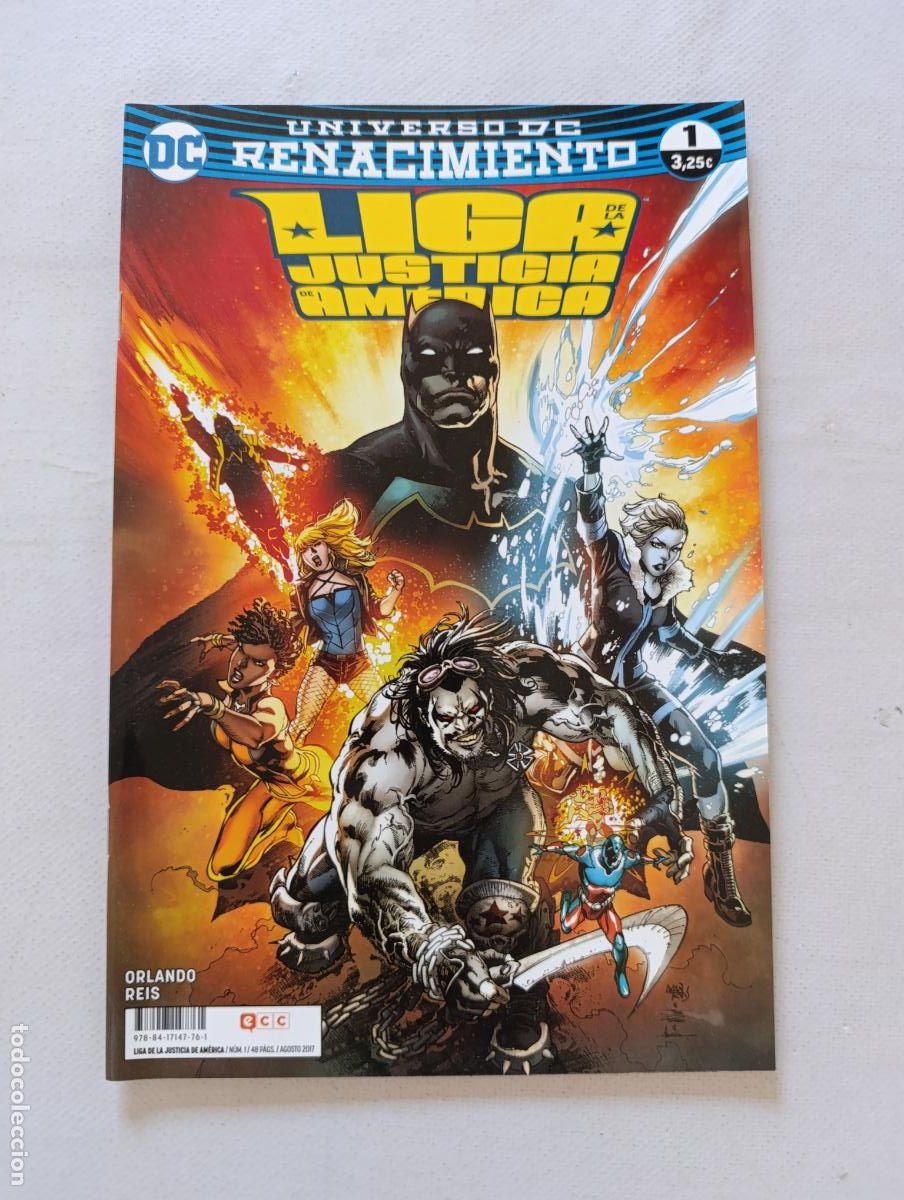 C&oacute;mics: LIGA DE LA JUSTICIA DE AMERICA N&ordm; 1 - UNIVERSO DC - RENACIMIENTO - ECC (358)