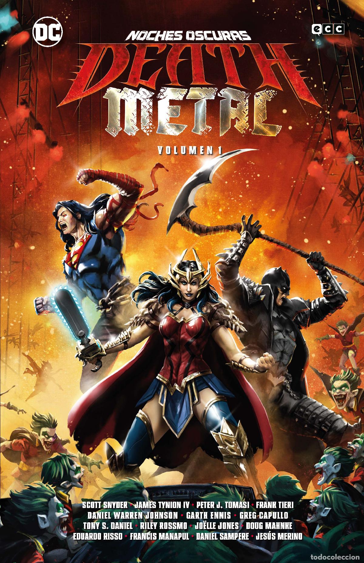 C&oacute;mics: Noches oscuras: Death Metal vol. 1 de 2 - Scott Snyder, Peter Tomasi, James Tynion IV, Garth Ennis,