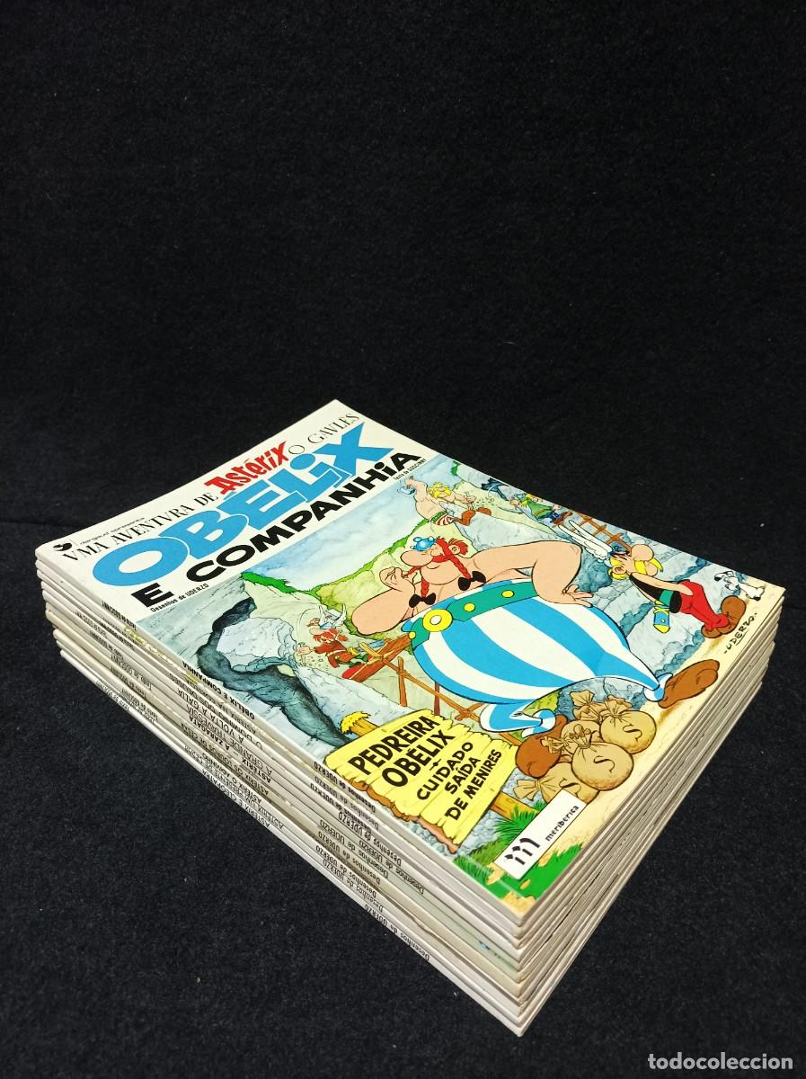 C&oacute;mics: LOTE DE 11 COMICS - ASTERIX Y OBELIX - UDERZO - GOSCINNY - PORTUGAL - MERIBERICA