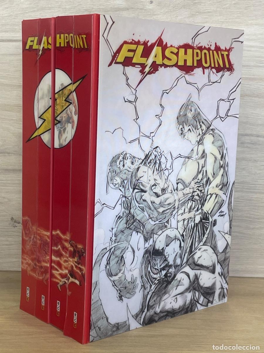 C&oacute;mics: Flashpoint XP / Completa / 4 Vol&uacute;menes / Encuadernaci&oacute;n Lenticular / Scott Snyder, Dan Jurgens