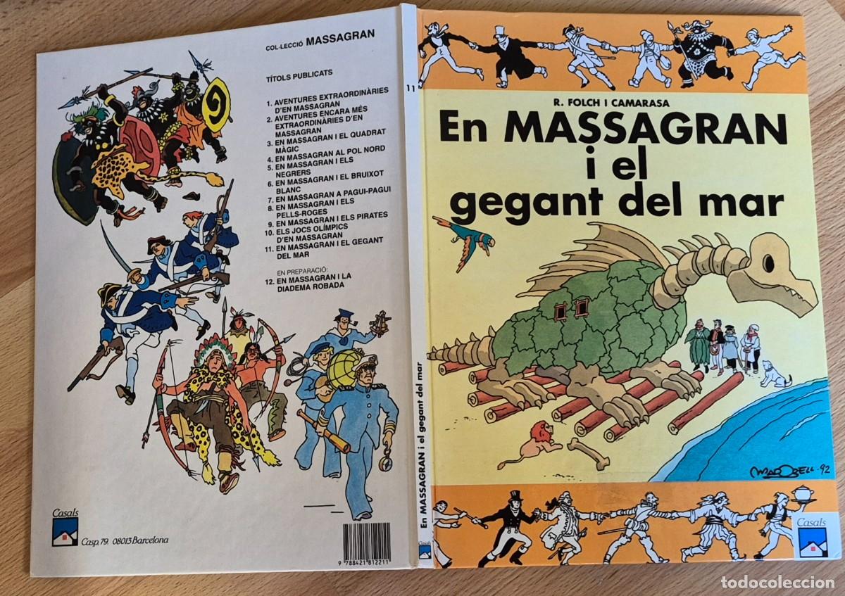 C&oacute;mics: MADORELL - MASSAGRAN N&ordm; 11 - EN MASSAGRAN I EL GEGANT DEL MAR - CASALS 1992 1A EDICIO - VEGEU DESC.