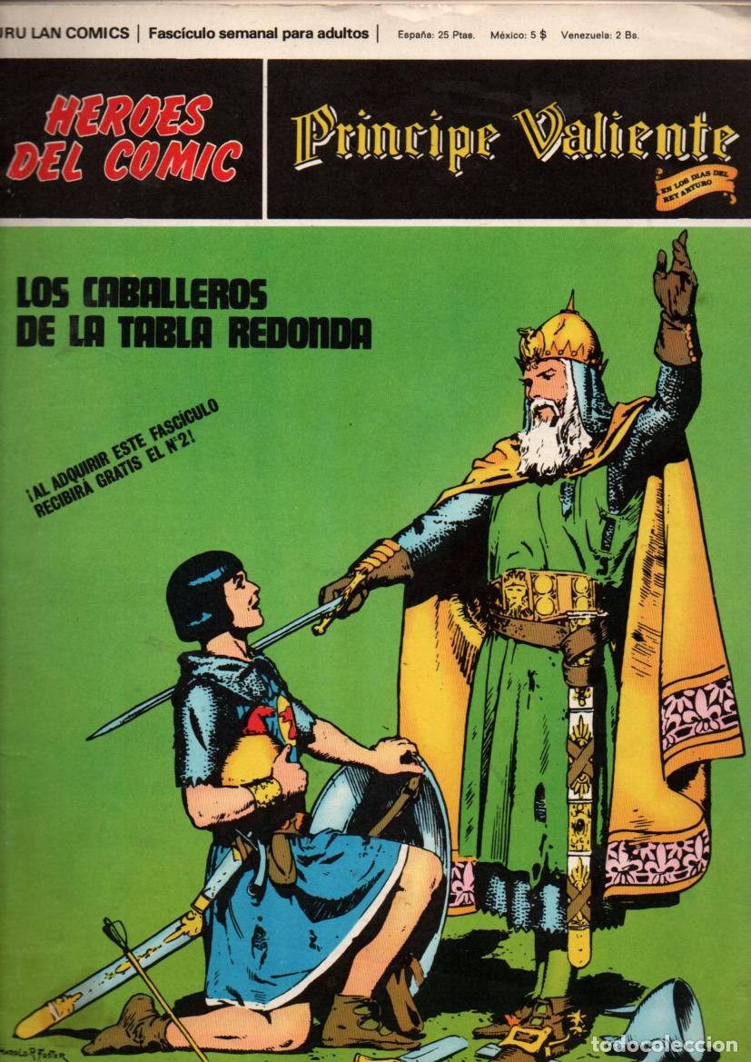 C&oacute;mics: PRINCIPE VALIENTE. HEROES DEL COMIC. 79 EJEMPLARES: CASI COMPLETA. BURU LAN. VER DESCRIPCION..
