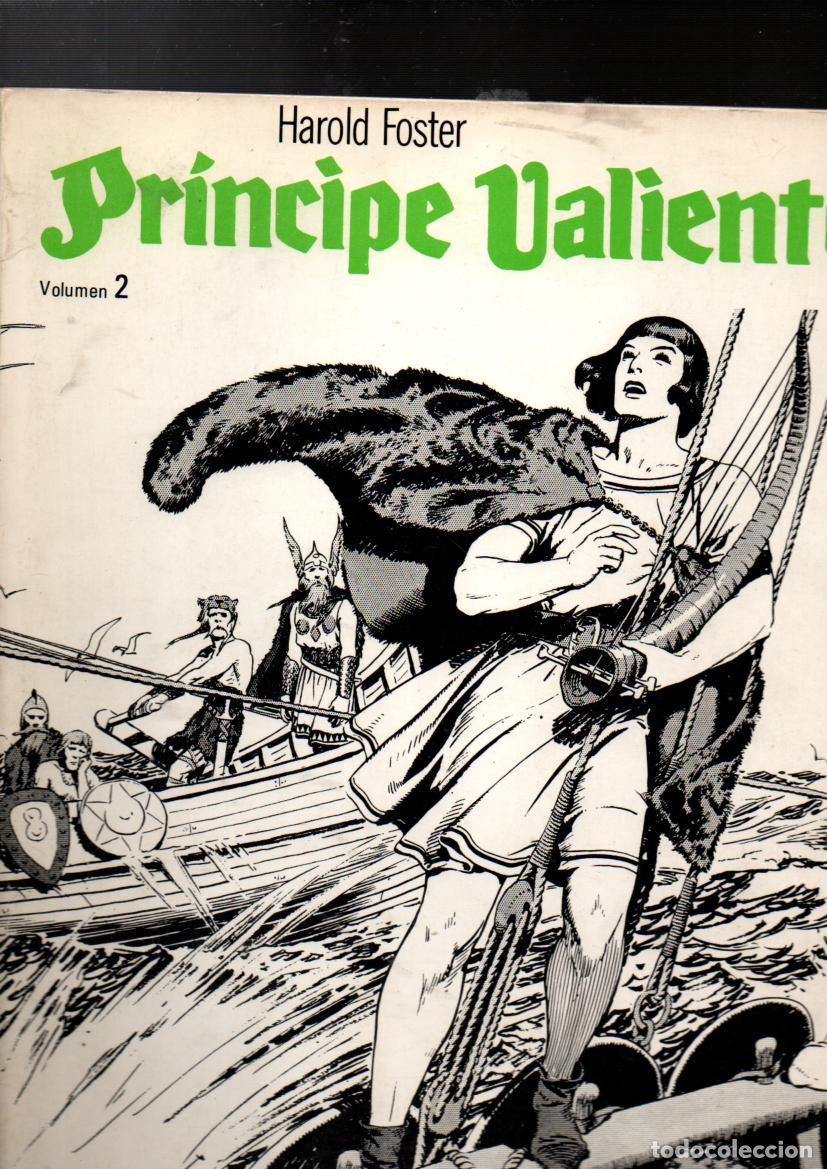 C&oacute;mics: PRINCIPE VALIENTE. HAROLD FOSTER. VOLUMEN 2. EDICIONES B. O. 1978.