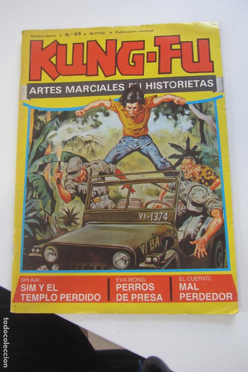 C&oacute;mics: KUNG-FU - N&ordm; 48 - TERCERA &Eacute;POCA - ARTES MARCIALES EN HISTORIETAS - EDICIONES AMAIKA - 1976 arx40