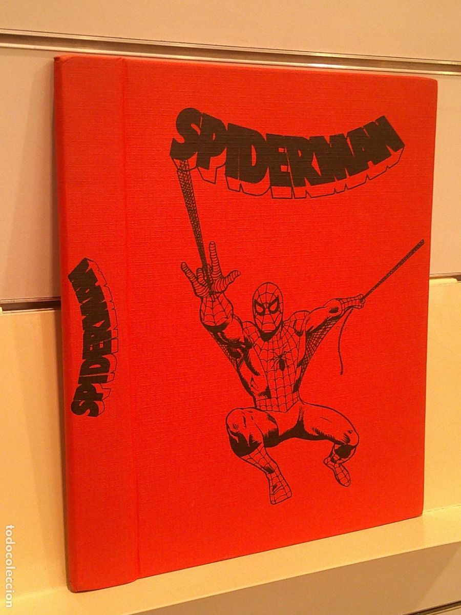 C&oacute;mics: TAPAS DE HILOS PARA COMICS DE SPIDERMAN DE TAMA&Ntilde;O 26,5 X 10 CM. (FORUM ANTIGUO)