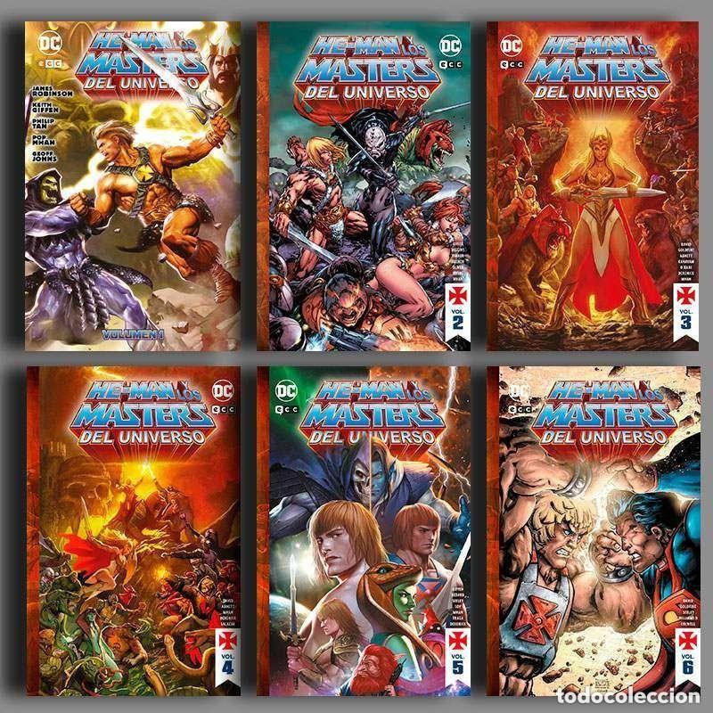 C&oacute;mics: HE-MAN Y LOS MASTERS DEL UNIVERSO COMPLETA 1 AL 6 - ECC - CARTONE - IMPECABLE - OFM15 - Foto 1