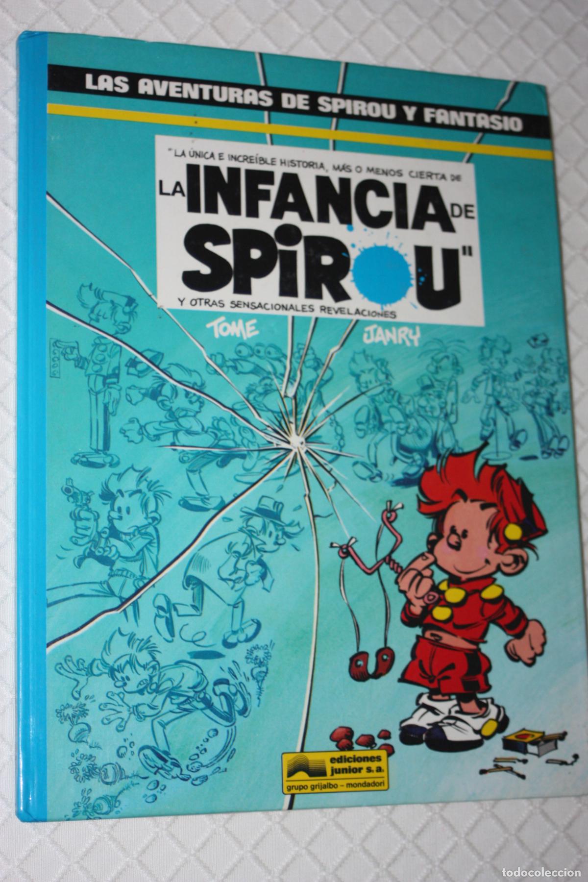C&oacute;mics: las Aventuras de Espiru y Fantasio tomo 24: LA INFANCIA DE SPIROU. (ediciones Junior /Grijalbo)