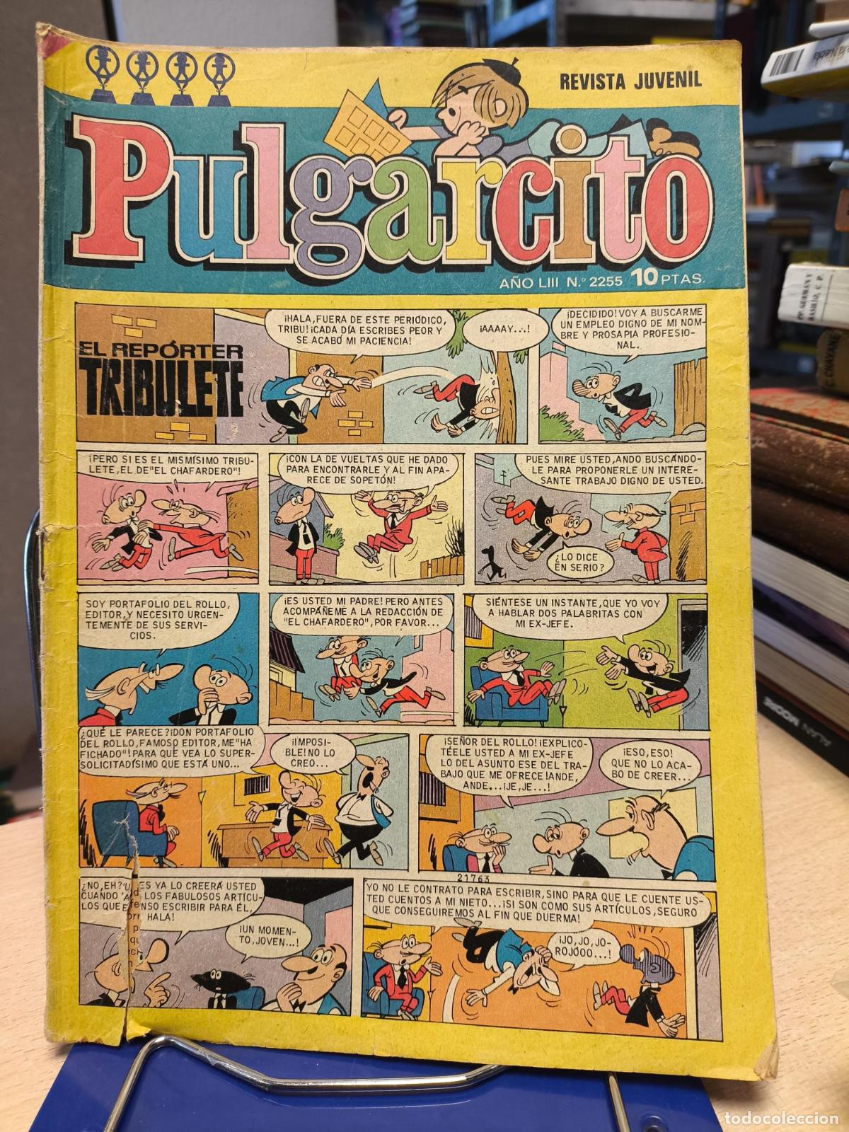 C&oacute;mics: PULGARCITO - A&Ntilde;O LIV - N&ordm; 2255 - EDITORIAL BRUGUERA - A&Ntilde;O 1974. -