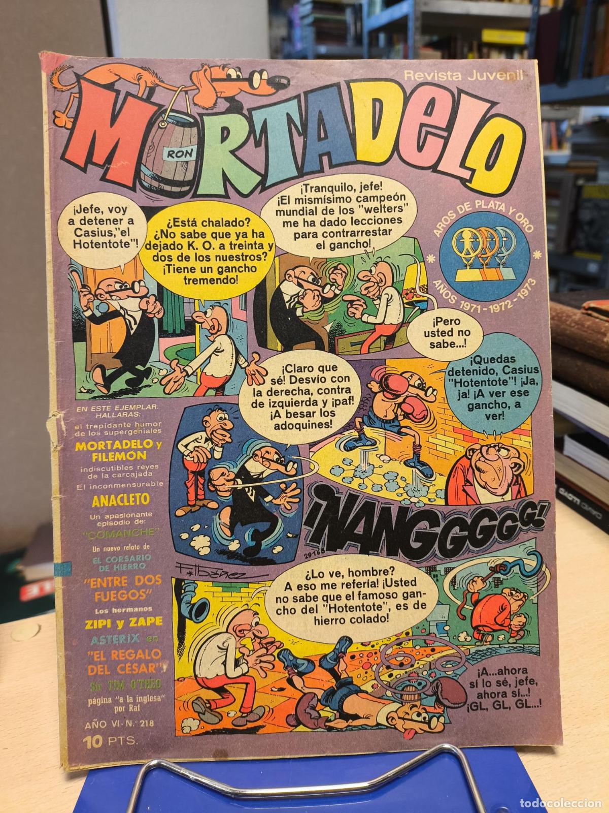 C&oacute;mics: REVISTA JUVENIL MORTADELO A&Ntilde;O VI - N&ordm; 218 -