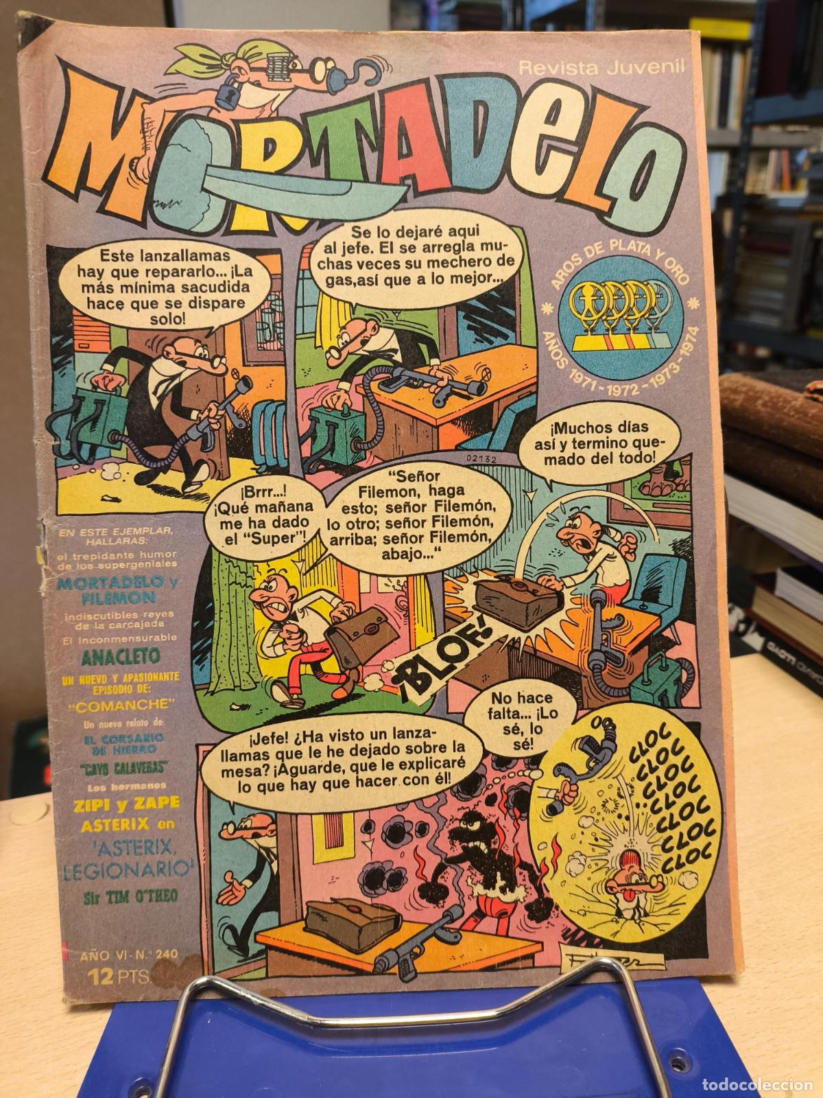 C&oacute;mics: REVISTA JUVENIL MORTADELO A&Ntilde;O VI - N&ordm; 240 - BRUGUERA -