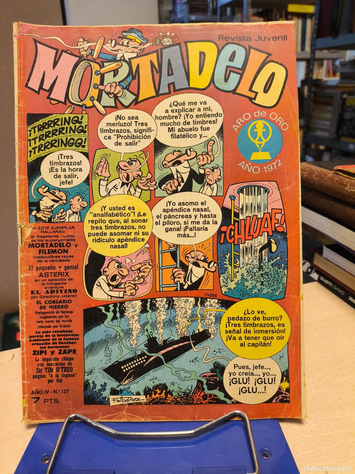 C&oacute;mics: REVISTA JUVENIL MORTADELO A&Ntilde;O IV - N&ordm; 127 - BRUGUERA -
