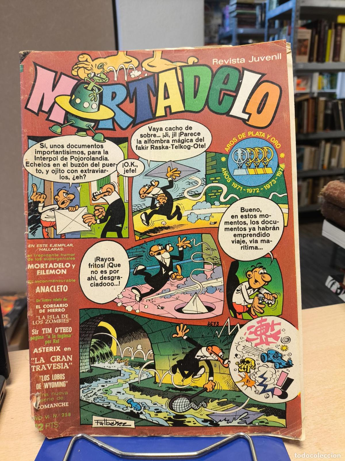 C&oacute;mics: REVISTA JUVENIL MORTADELO A&Ntilde;O VI - N&ordm; 258 -BRUGUERA -
