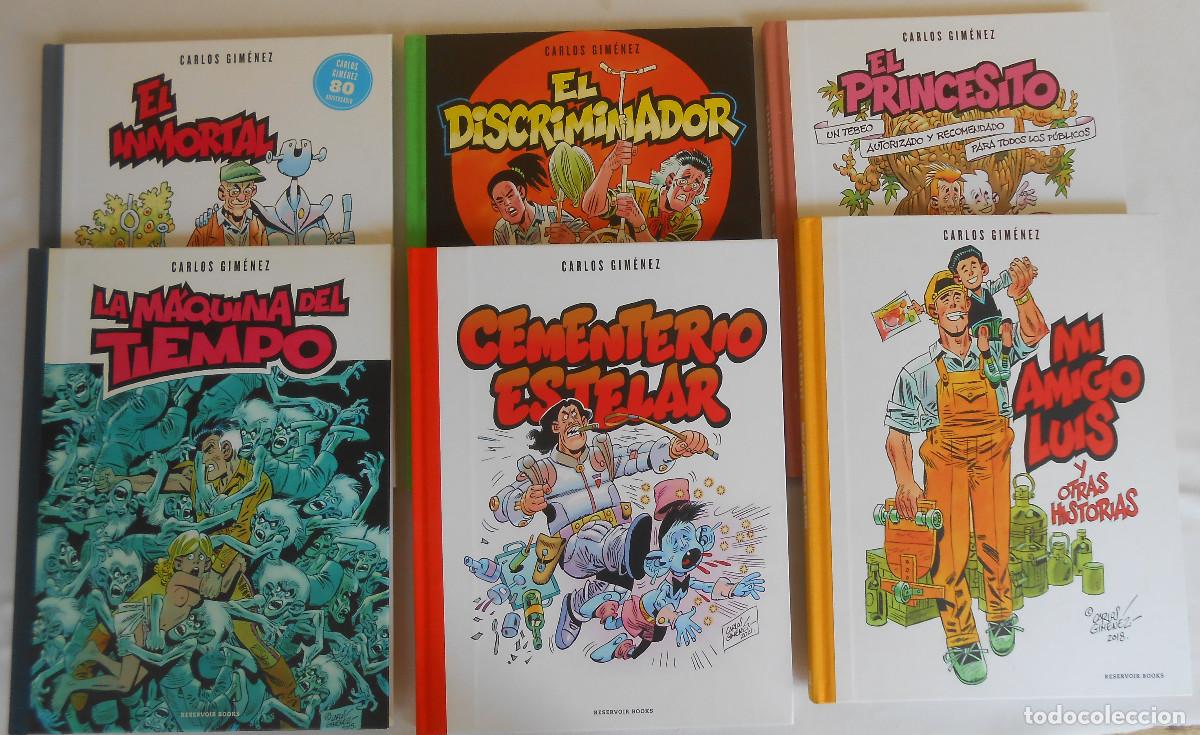 C&oacute;mics: LOTE 5 COMICS (CEMENTERIO ESTELAR/ LA MAQUINA DEL TIEMPO...) - CARLOS GIMENEZ ED. RESERVOIR BOOKS