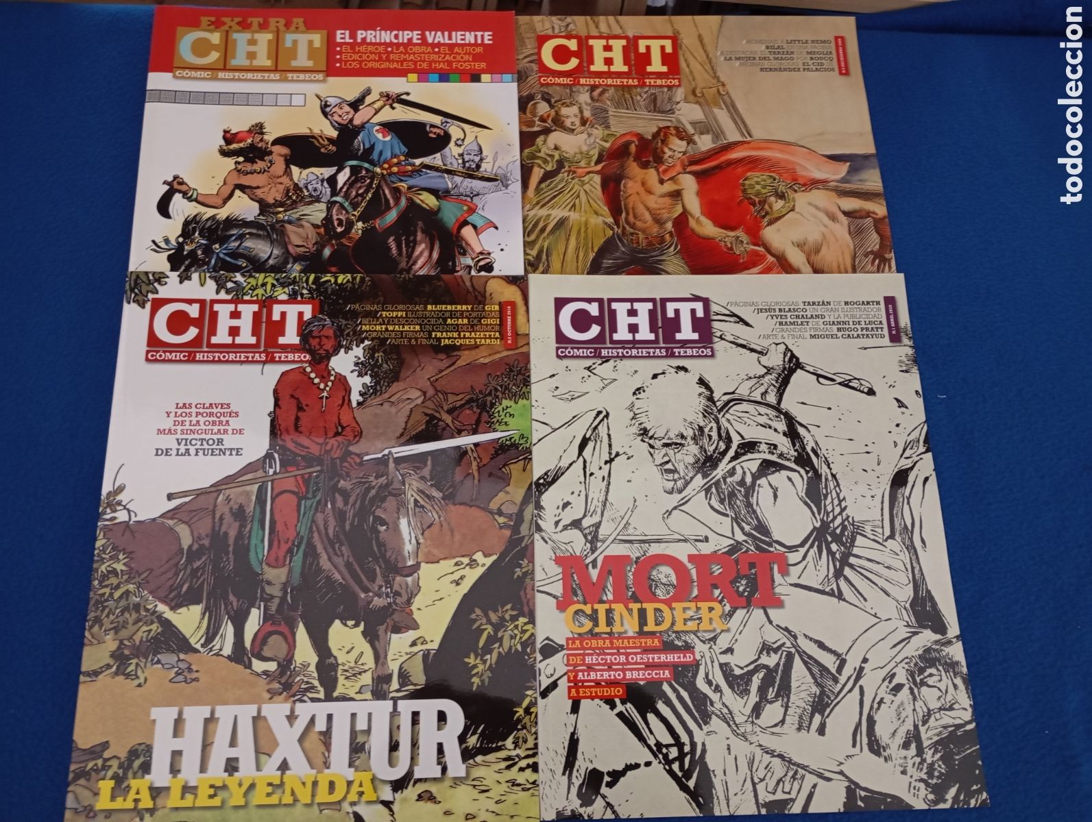 Comics : REVISTA CHT: COMIC, HISTORIETAS, TEBEOS-COMPLETA 4 EJEMPLARES - MUY BUEN ESTADO