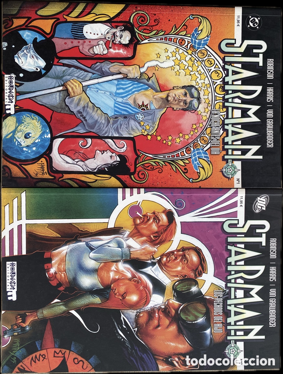 C&oacute;mics: Starman Dolmen Lote 2 Tomos &ndash; Robinson & Harris &ndash; DC Comics &ndash; Serie de Culto