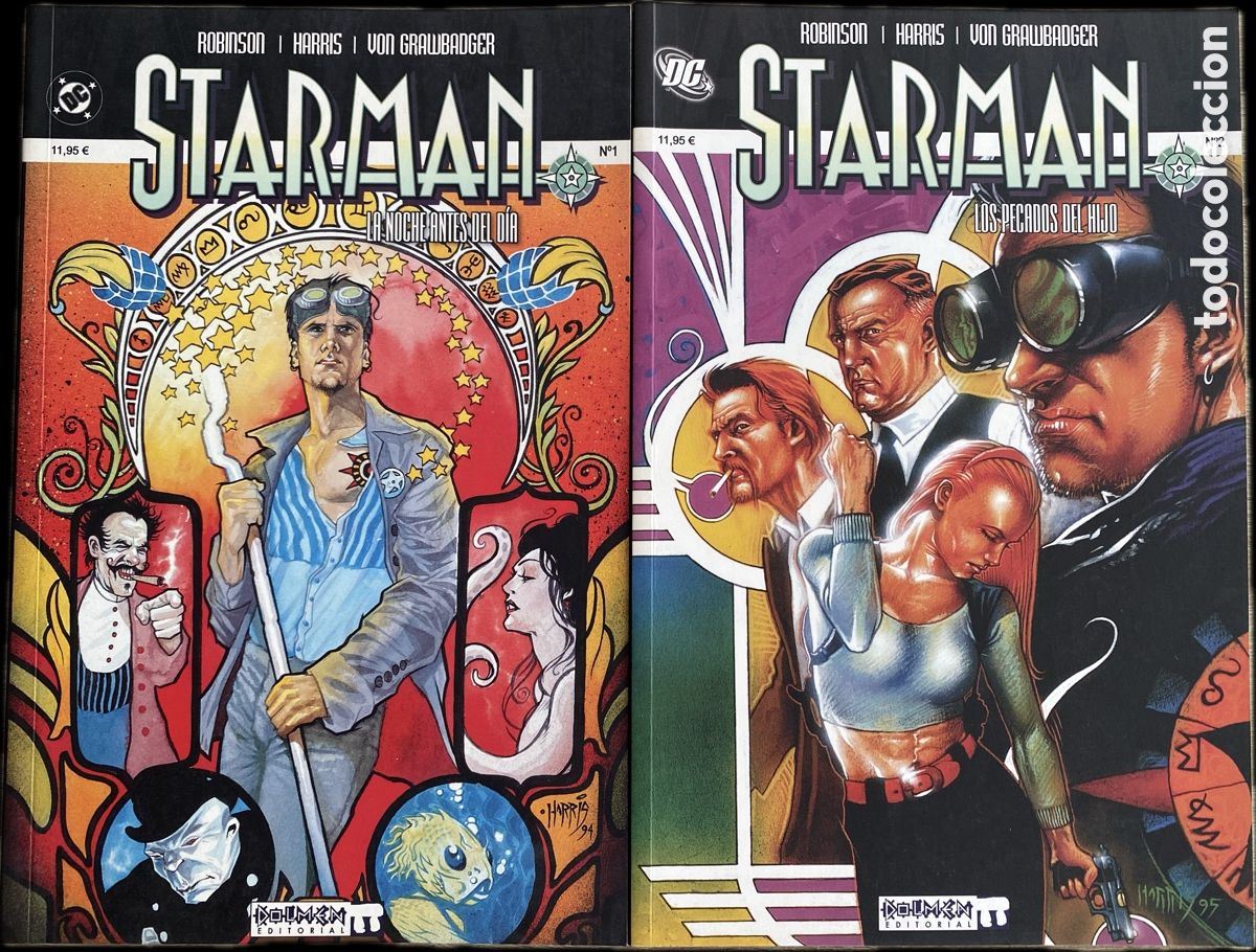 C&oacute;mics: Starman Dolmen Lote 2 Tomos &ndash; Robinson & Harris &ndash; DC Comics &ndash; Serie de Culto
