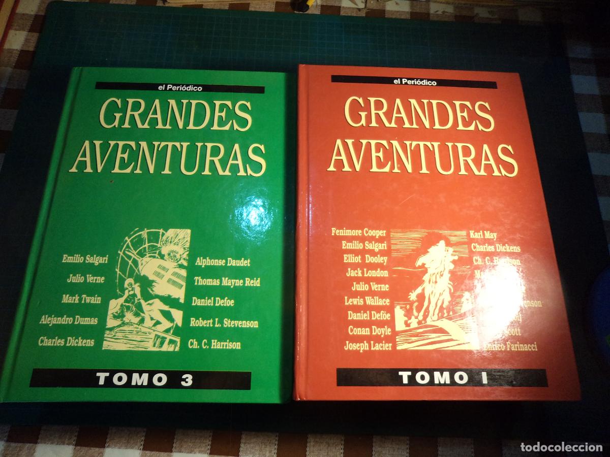 C&oacute;mics: Grandes Aventuras. Los 4 tomos. El periodico. Muy buen estado.