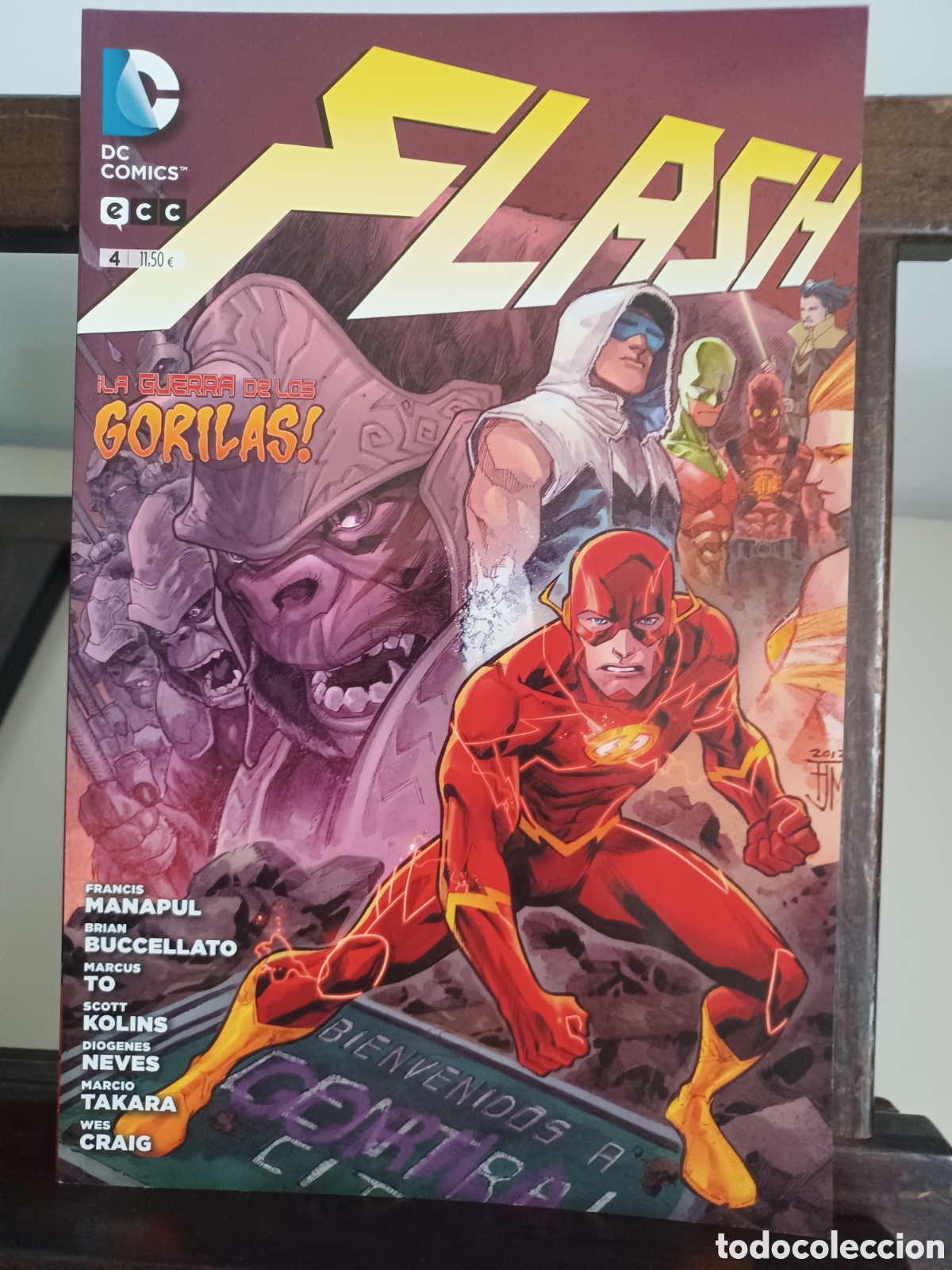 C&oacute;mics: Flash. La guerra de los gorilas 4/ DC ECC/ Descatalogado/ NUEVO A ESTRENAR