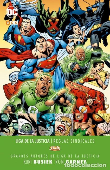 C&oacute;mics: GRANDES AUTORES DE LIGA DE LA JUSTICIA KURT BUSIEK / RON GARNEY REGLAS SINDICALES ECC IMPECABL OFM15