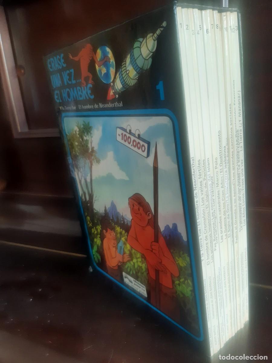 C&oacute;mics: ERASE UNA VEZ...EL HOMBRE. En su estuche, del 1 al 13. Ediciones Junior.