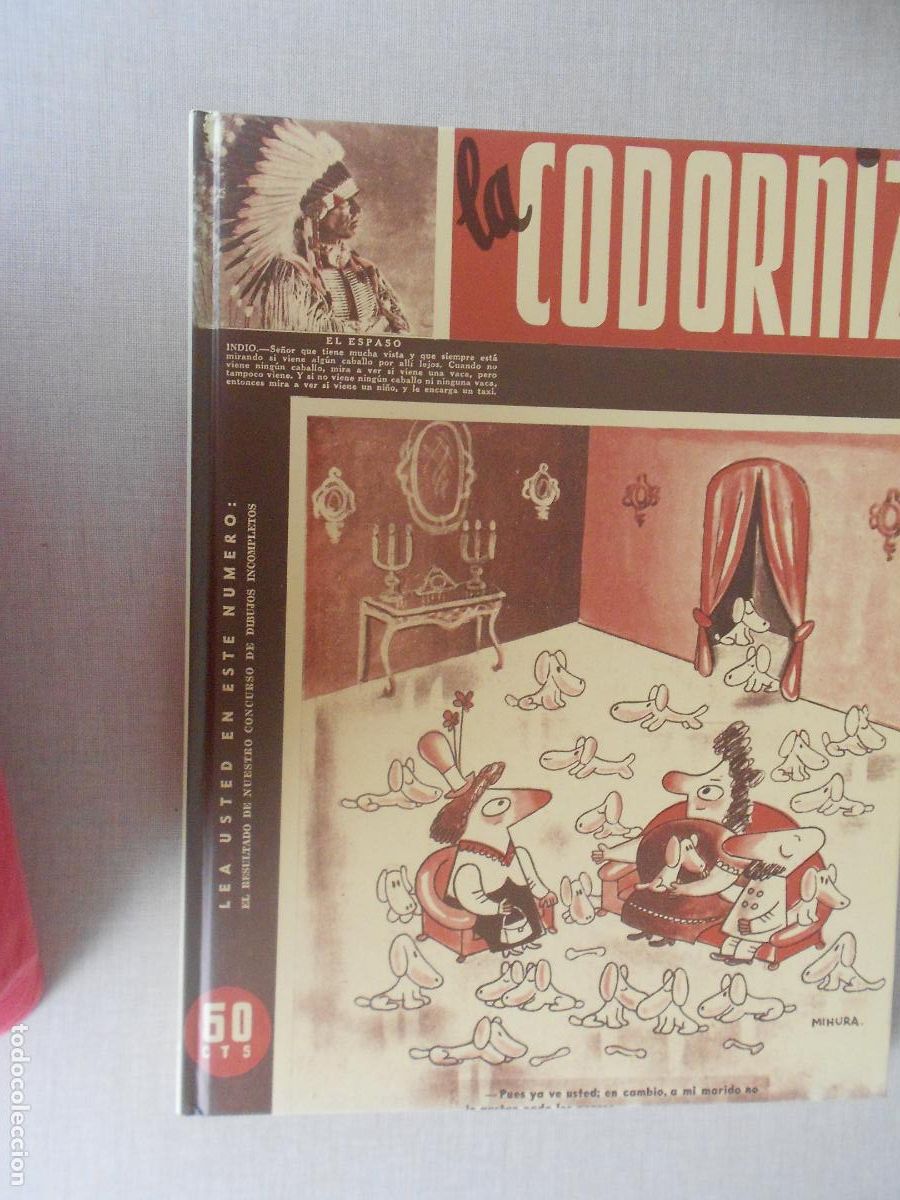 C&oacute;mics: LA CODORNIZ - VOLUMEN 1 - Aqualarga, 2001. Humor gr&aacute;fico. Edici&oacute;n facsimilar- TAPAS DURAS - NUEVO