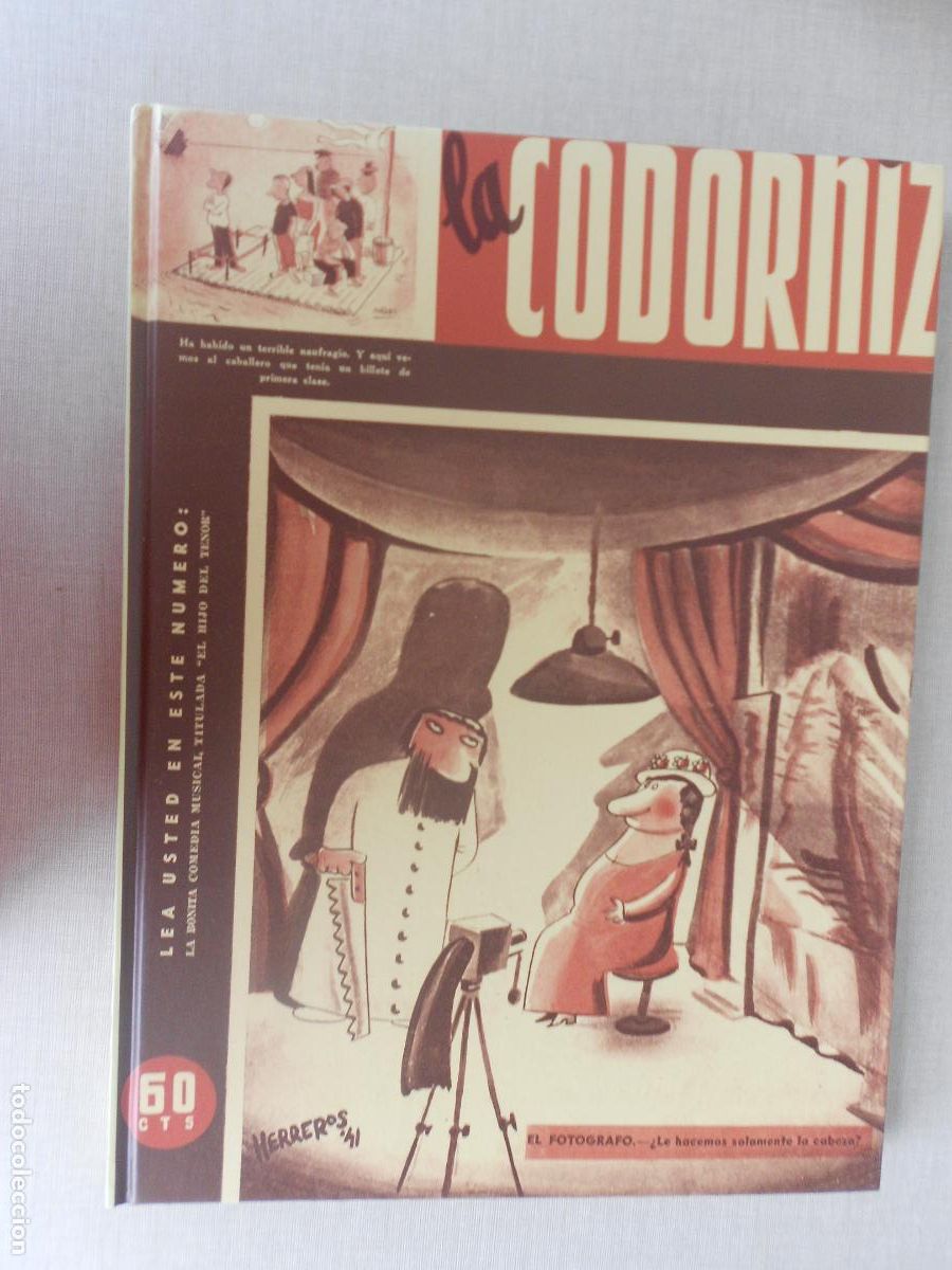 C&oacute;mics: LA CODORNIZ - VOLUMEN 2 - Aqualarga, 2001. Humor gr&aacute;fico. Edici&oacute;n facsimilar- TAPAS DURAS - NUEVO
