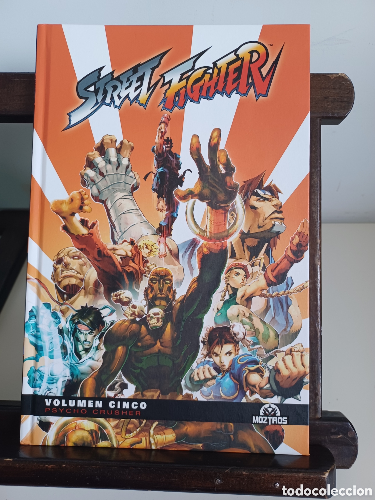 C&oacute;mics: Street Fighter. Volumen cinco 5. Psycho crusher/ Moztros/ NUEVO A ESTRENAR