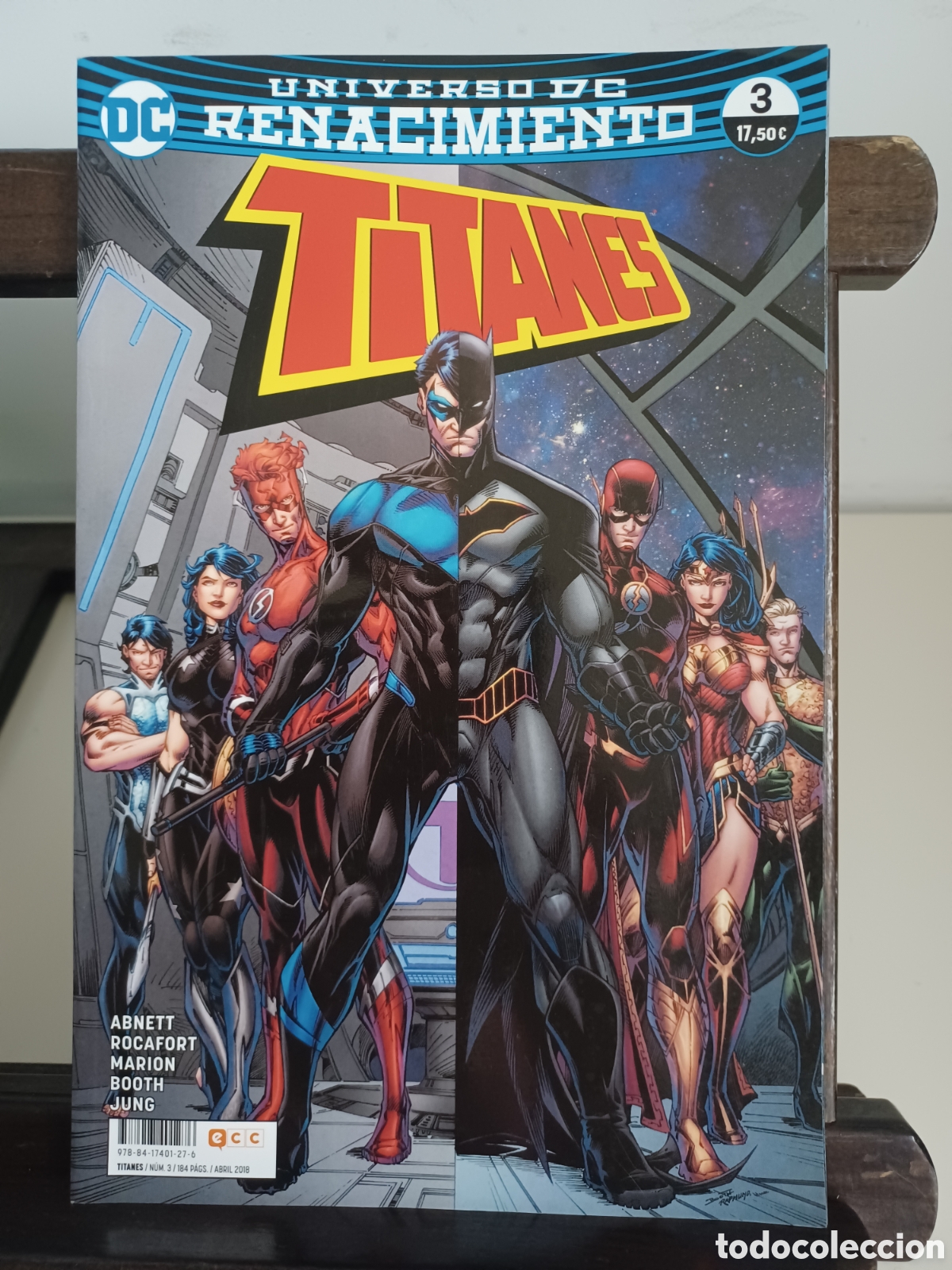 C&oacute;mics: Universo DC. Renacimiento. Titanes 3/ DC ECC/ Descatalogado/ NUEVO A ESTRENAR