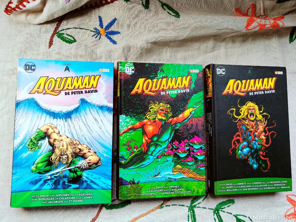 C&oacute;mics: Aquaman Completa. Integrales 1, 2 y 3. Peter David. DC. ECC
