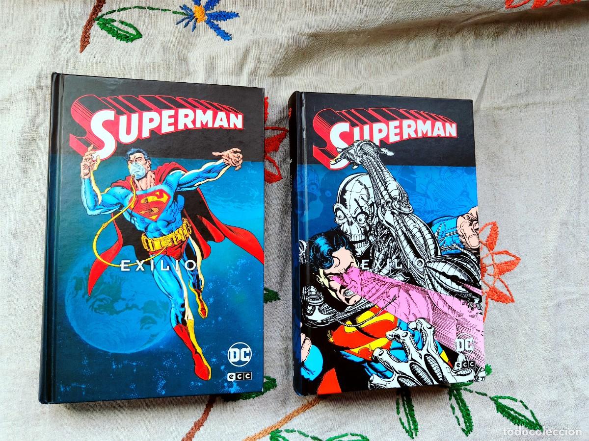 C&oacute;mics: Superman Exilio. Completa. Tomos 1 y 2. Stern. ECC. DC C&oacute;mics. Tapa dura