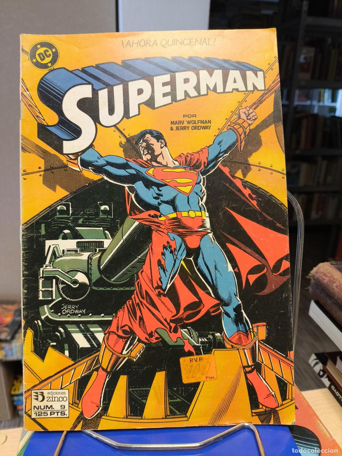 C&oacute;mics: DC Superman N&ordm; 9. Ediciones Zinco. - Vv.aa.
