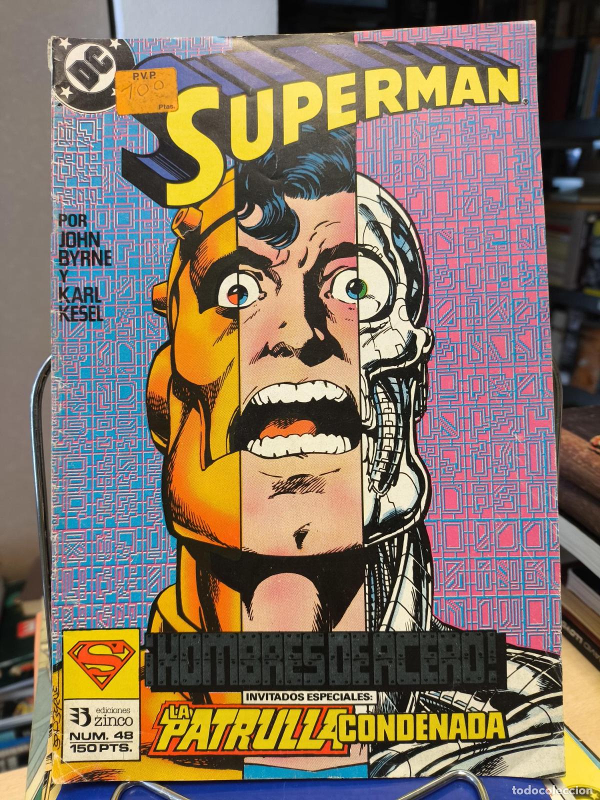 C&oacute;mics: DC SUPERMAN N&ordm; 48 - HOMBRES DE ACERO - ZINCO - Vv.aa.