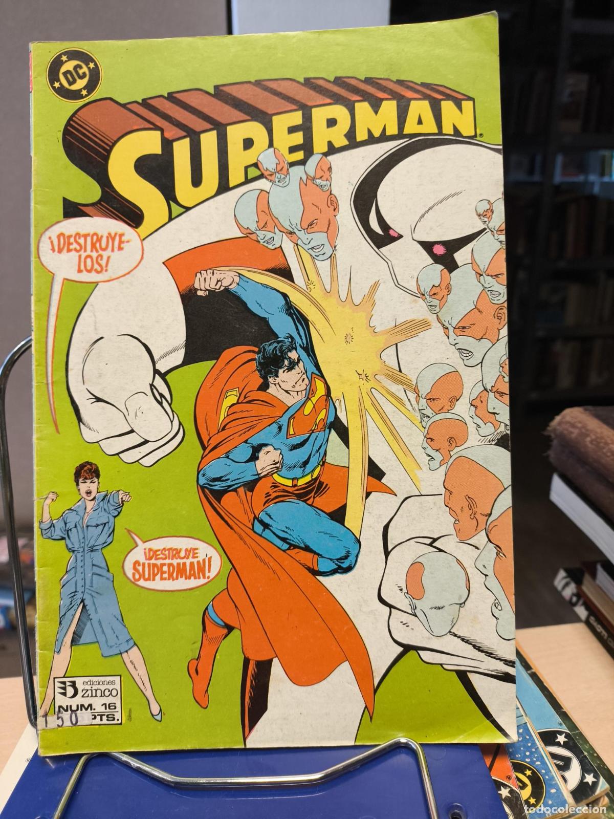 C&oacute;mics: DC SUPERMAN N&ordm; 16 - LOS ULTIMOS 500 - ZINCO - Vv.aa.