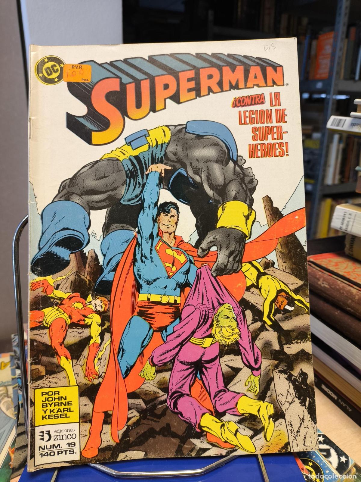 C&oacute;mics: DC SUPERMAN N&ordm; 19 - CONTRA LA LEGION DE SUPER-HEROES - ZINCO - Vv.aa.