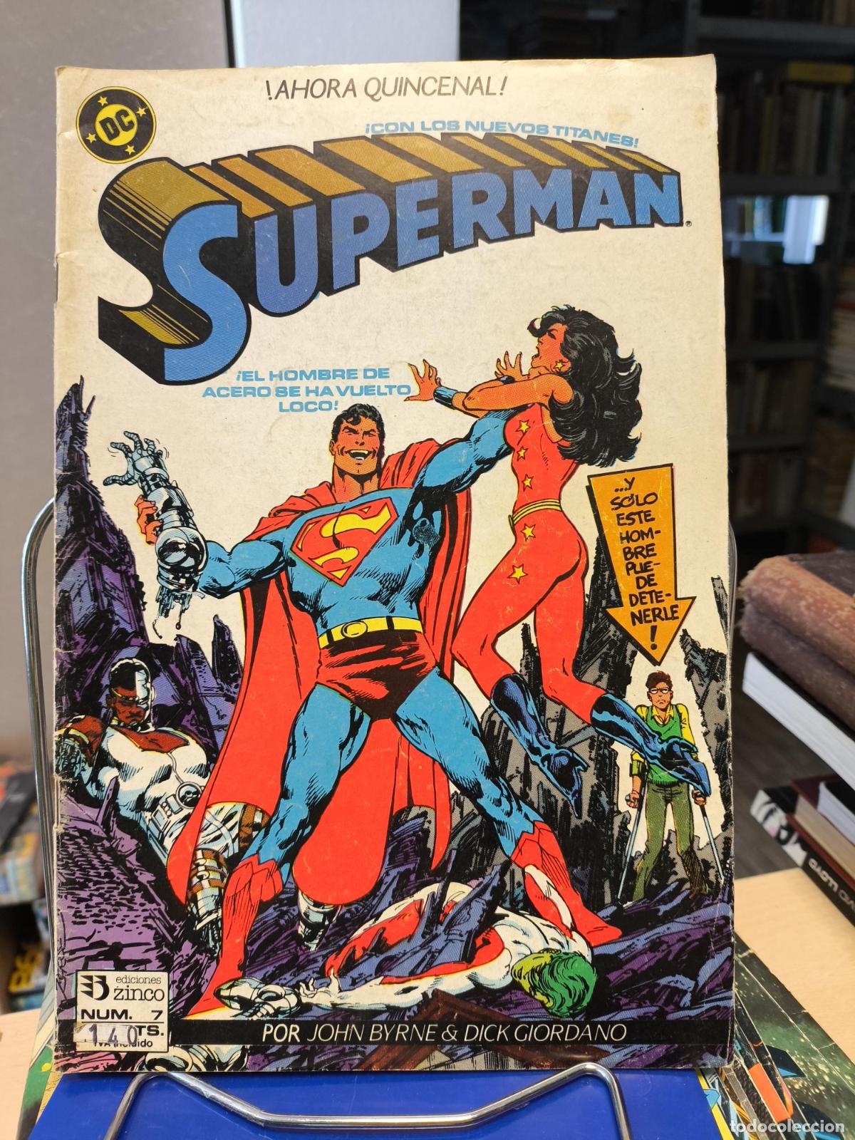 C&oacute;mics: DC SUPERMAN N&ordm; 7 - EL HOMBRE DE ACERO SE HA VUELTO LOCO - ZINCO - Vvaa