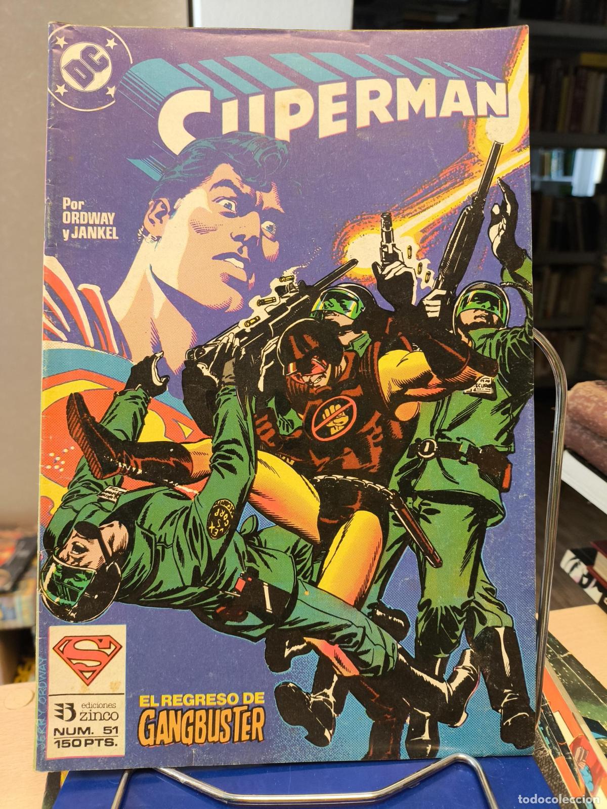 C&oacute;mics: DC SUPERMAN N&ordm; 51 - EL REGRESO DE GANGBUSTER - ZINCO - Vvaa