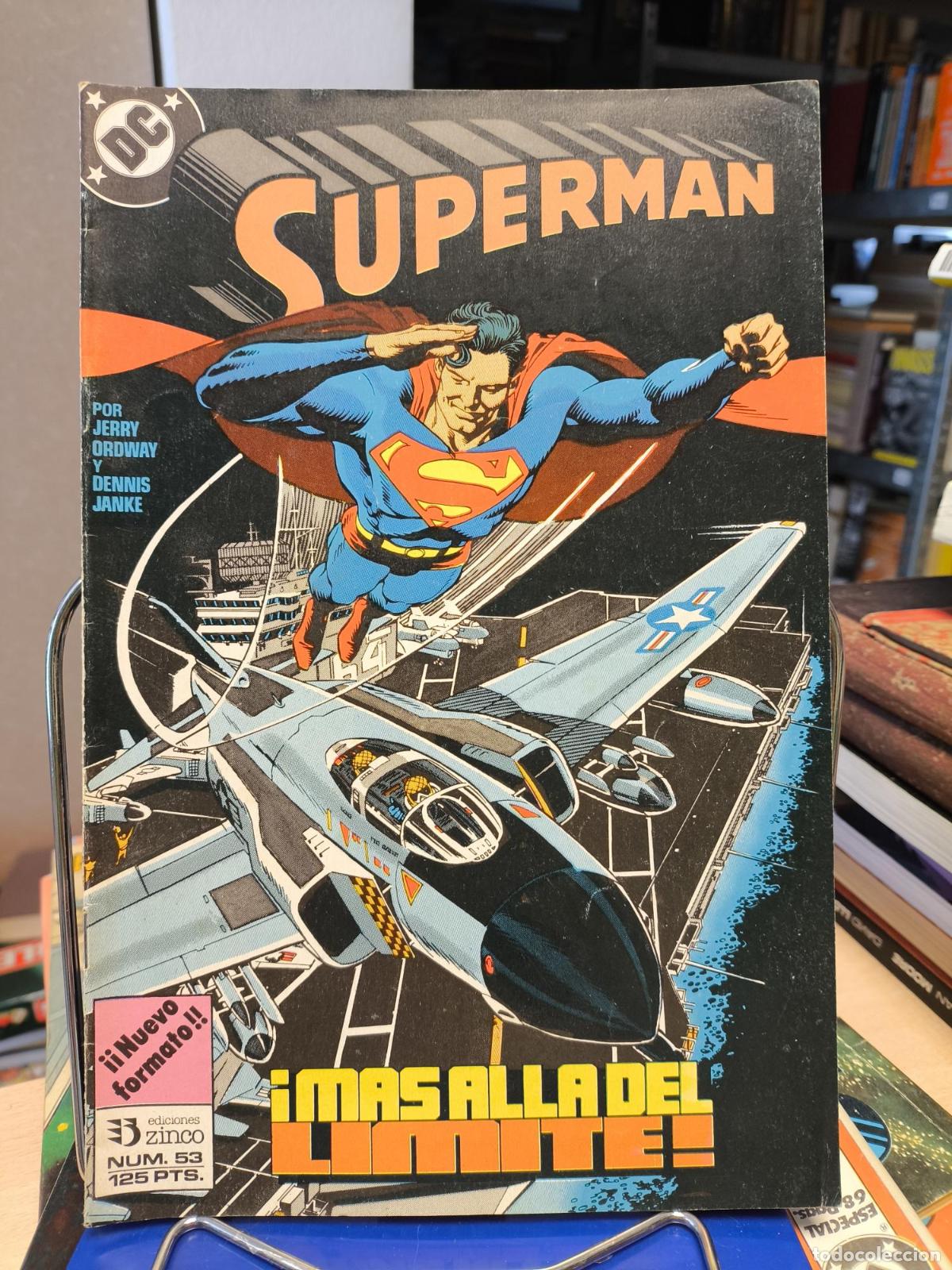 C&oacute;mics: DC SUPERMAN N&ordm; 53 - MAS ALLA DEL LIMITE - ZINCO - Vv. Aa.