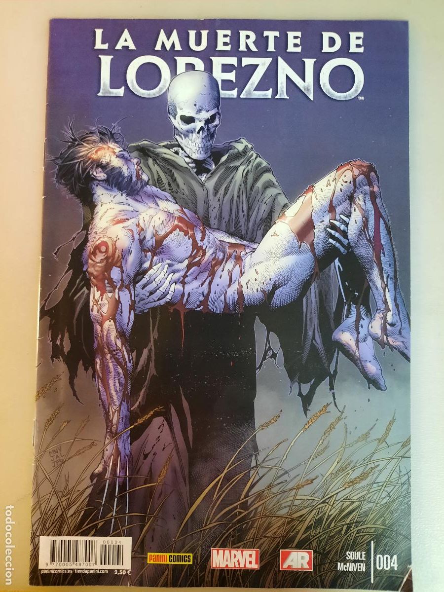 C&oacute;mics: LA MUERTE DE LOBEZNO N&ordm; 4 - ED.PANINI