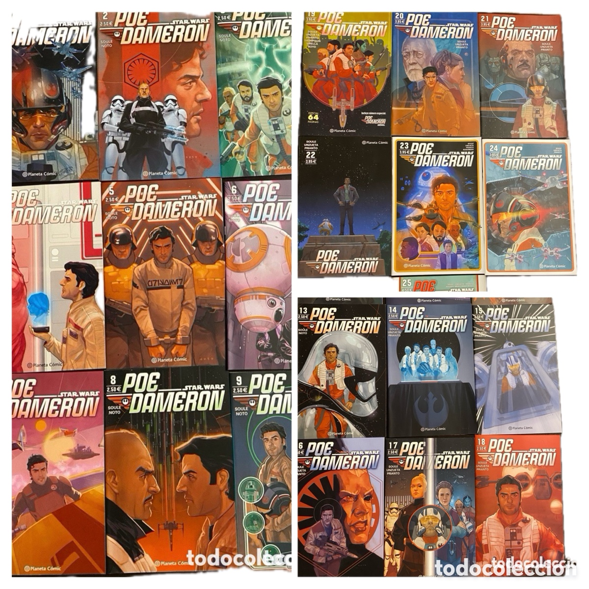 Comics: Star Wars: Poe Dameron &ndash; Colecci&oacute;n Completa 1&ndash;25 Planeta C&oacute;mic (Serie Canon Disney Marvel)