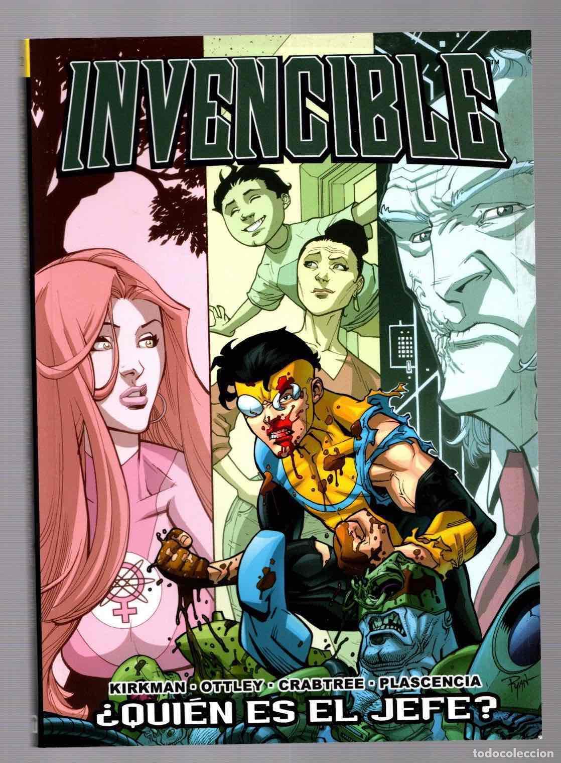 C&oacute;mics: INVENCIBLE 12 &iquest;QUIEN ES EL JEFE?. KIRKMAN OTTLEY CRABTREE PLASCENCIA. ALETA EDICIONES, 2010