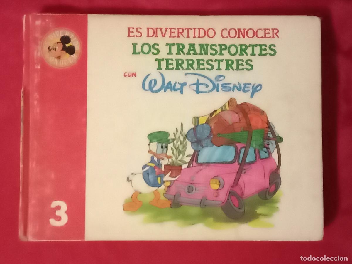 C&oacute;mics: Es Divertido Conocer Los Transportes Terrestres Con Walt Disney-Edit. Club Inte. del Libro. 1986