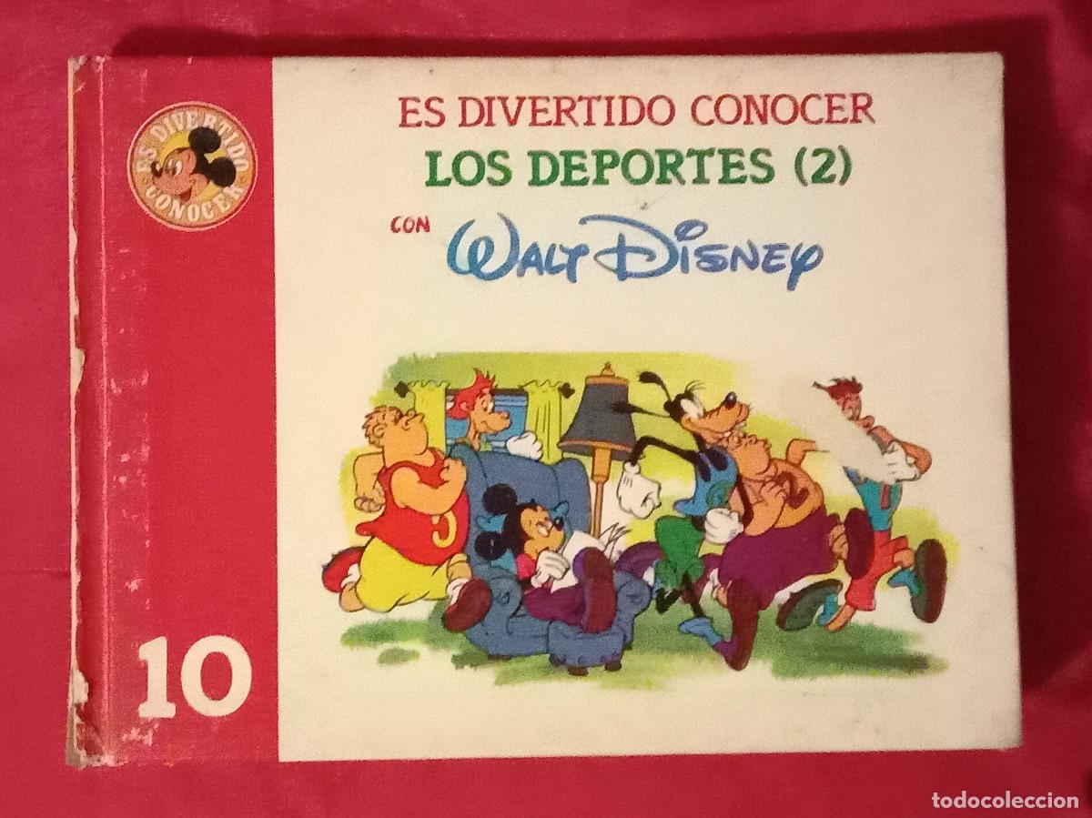 C&oacute;mics: Es Divertido Conocer Los Deportes (2) Con Walt Disney - Edit. Club Internacional del Libro. 1986