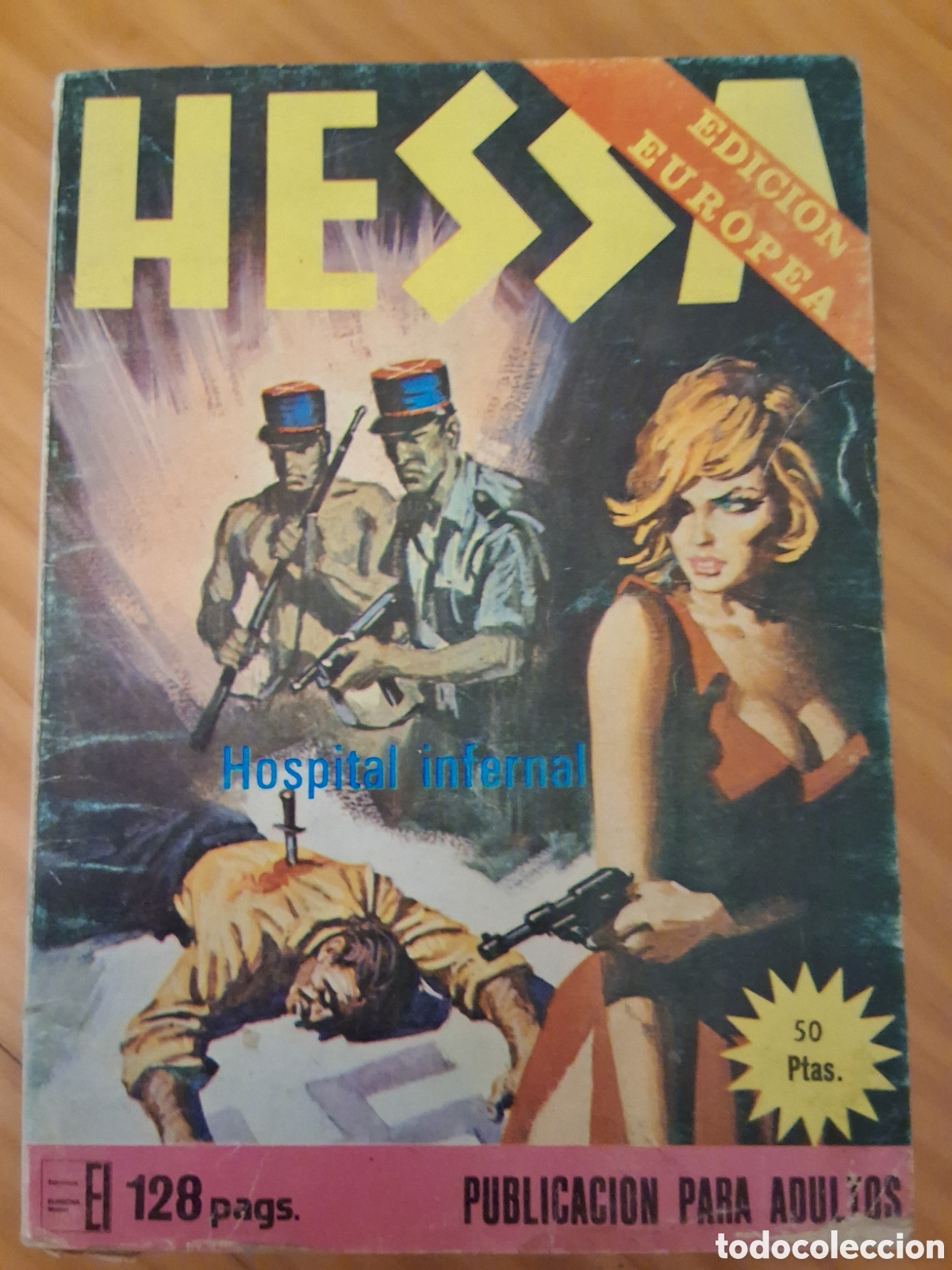 C&oacute;mics: Hessa comic para adultos n&uacute;mero 22 hospital infernal edita elviberia a&ntilde;o 1976