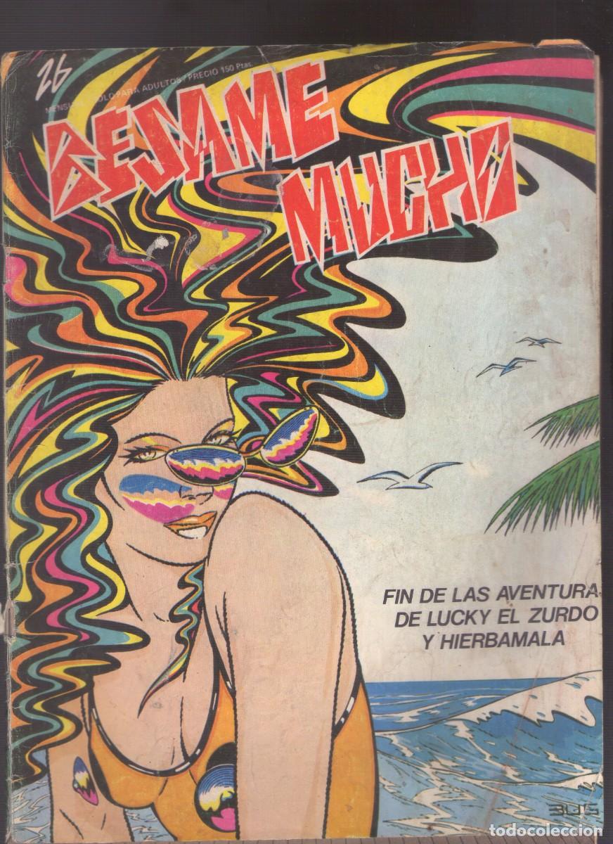 C&oacute;mics: Ac. Revista para adultos BESAME MUCHO: Fin de la aventura de Lucky el Zurdo y Hierbamala / No. 26