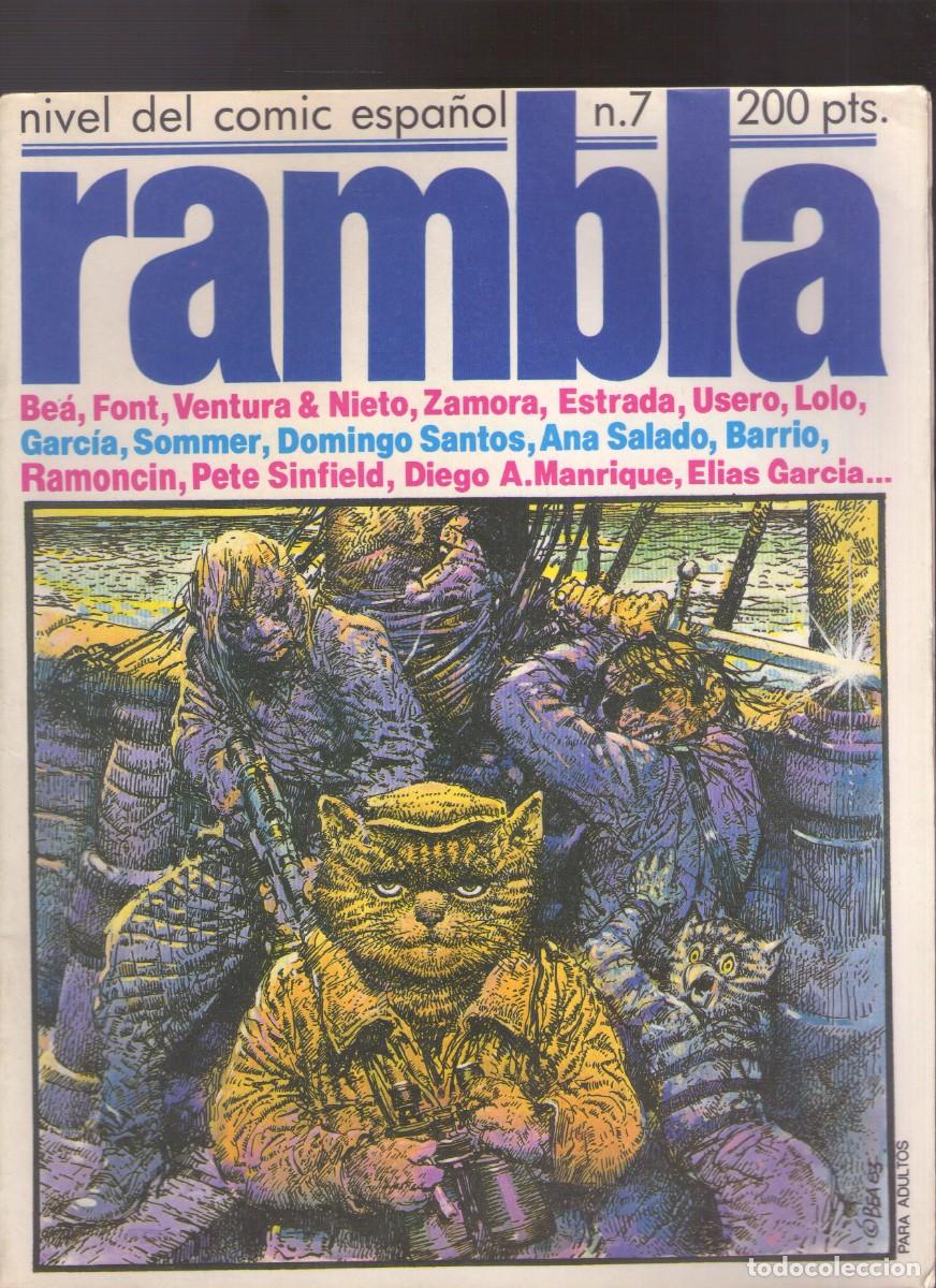 C&oacute;mics: Ac. Nivel del c&oacute;mic espa&ntilde;ol: RAMBLA para adultos / No. 7 / 1983