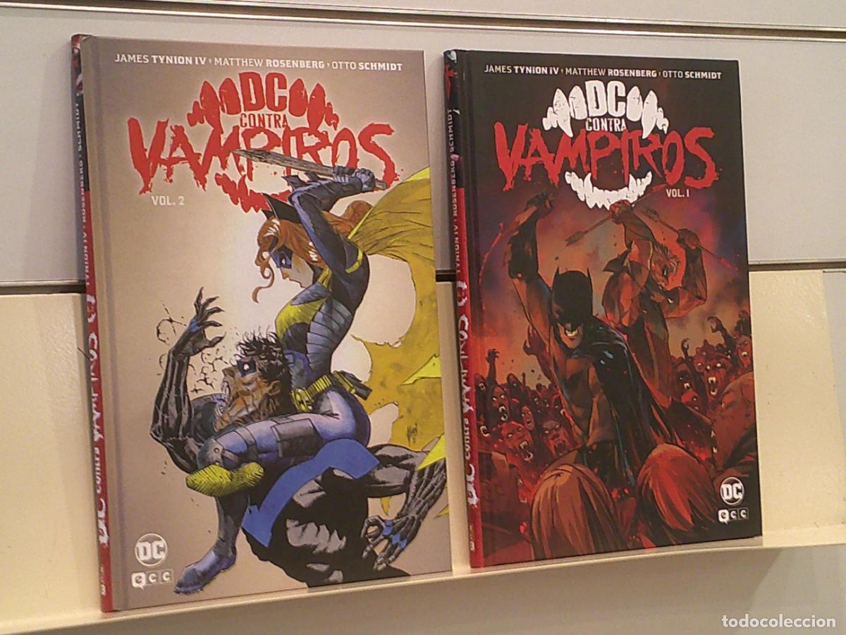 C&oacute;mics: DC CONTRA VAMPIROS COMPLETA 2 VOLUMENES TAPA DURA DC COMICS - ECC OFERTA